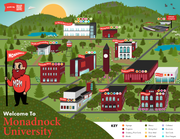 Monadnock University Campus Map