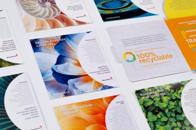 Transform your displays with our ENVIsual Board! Perfect for retail promotions and trade show graphics, this sustainable board is 100% recyclable. Make your brand stand out while being eco-friendly. 🌿✨

Ready to see the difference? Request your sample today! 

#BigImpactSmallFootprint #SustainablePrinting #ENVIsualBoard