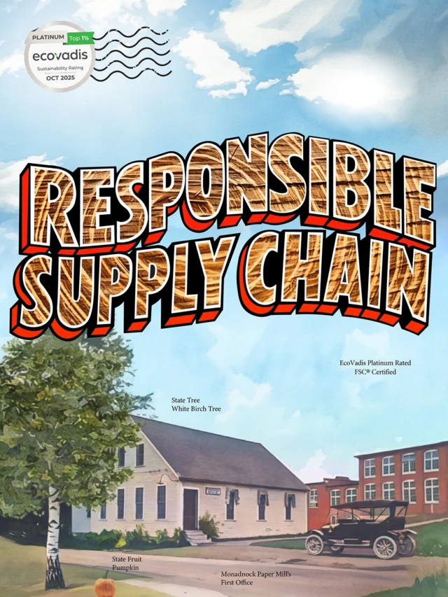 Signed, Sealed & Responsibly Sourced. 🌲📦 

Traceable fiber. Verified suppliers. Less risk for brands and healthier forests for future postcards.

📌 Save for your next materials discussion.

#EcoVadis #EcoVadisPlatinum #Sustainability