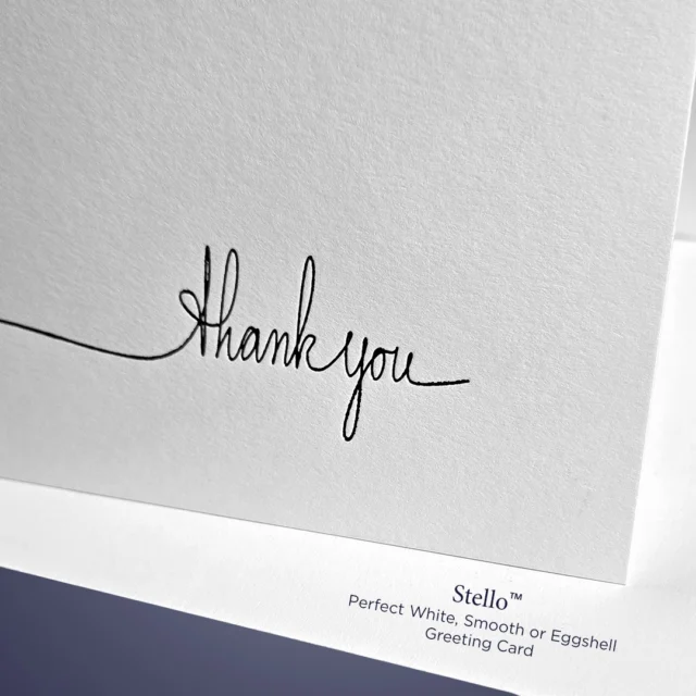 When print is meant to be kept, paper matters.

Greeting cards remain a $7–8B category* and people still reach for paper when moments matter.

Stello™ is a modern alternative to legacy fine papers,  engineered for predictable performance and an elevated feel.

*@Greeting Card Association, 2025

#PaperMatters #GreetingCards #DesignThatLasts #FinePrinting #PrintDesign #PaperChoice #OffsetPrinting